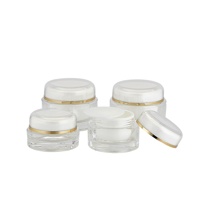 Related product: J03_G | ROUND CLEAR JAR WITH GOLD TRIM