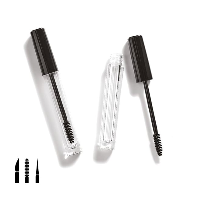 Black Mascara Wand and Clear Bottle | YYDL7016 | APC Packaging