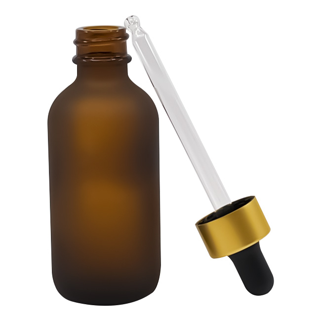 Related product: SHAM F | FROSTED AMBER BOSTON ROUND GLASS DROPPER