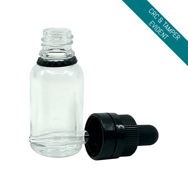 Glass Bottle with Tamper Evident Dropper | CREW l APC Packaging