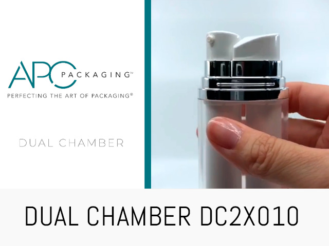 Dual chamber bottle | DC2X010 | APC PACKAGING