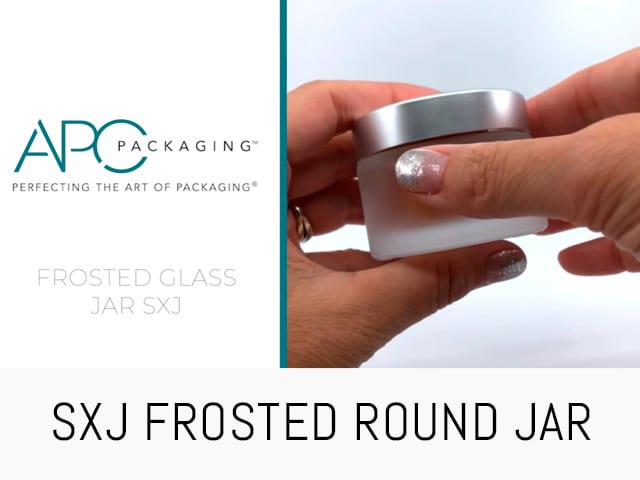 FROSTED ROUND JAR I SXJ I APC PACKAGING
