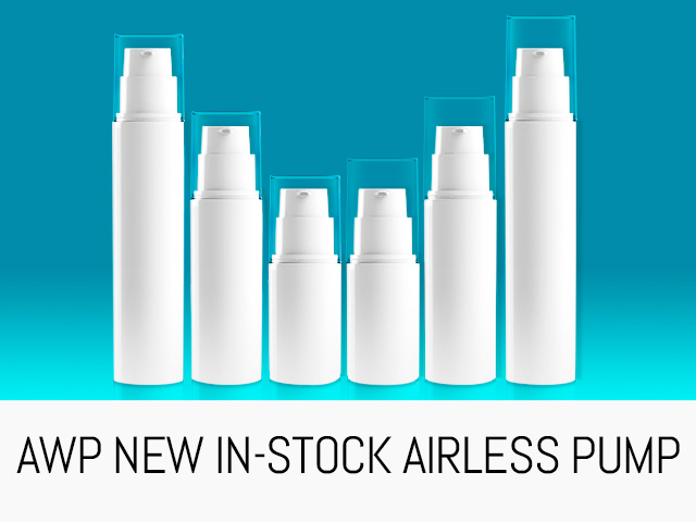 Modern Sleek Airless Pump l AWP l APC Packaging